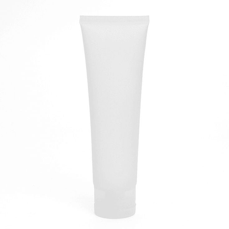 100 ML NATURAL tube with natural flip top cap