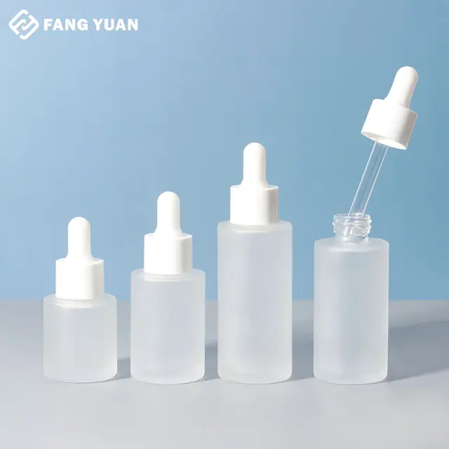 GLASS Serum  BOTTAL AL SIZE ABS Cap 30 Ml frosted