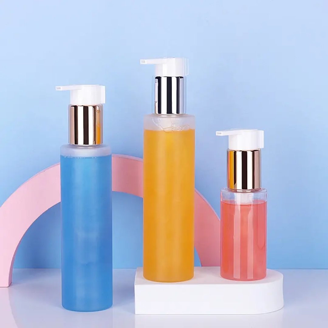 FROSTED NEW BOTTLE M4 PUMP GOLD 200Ml