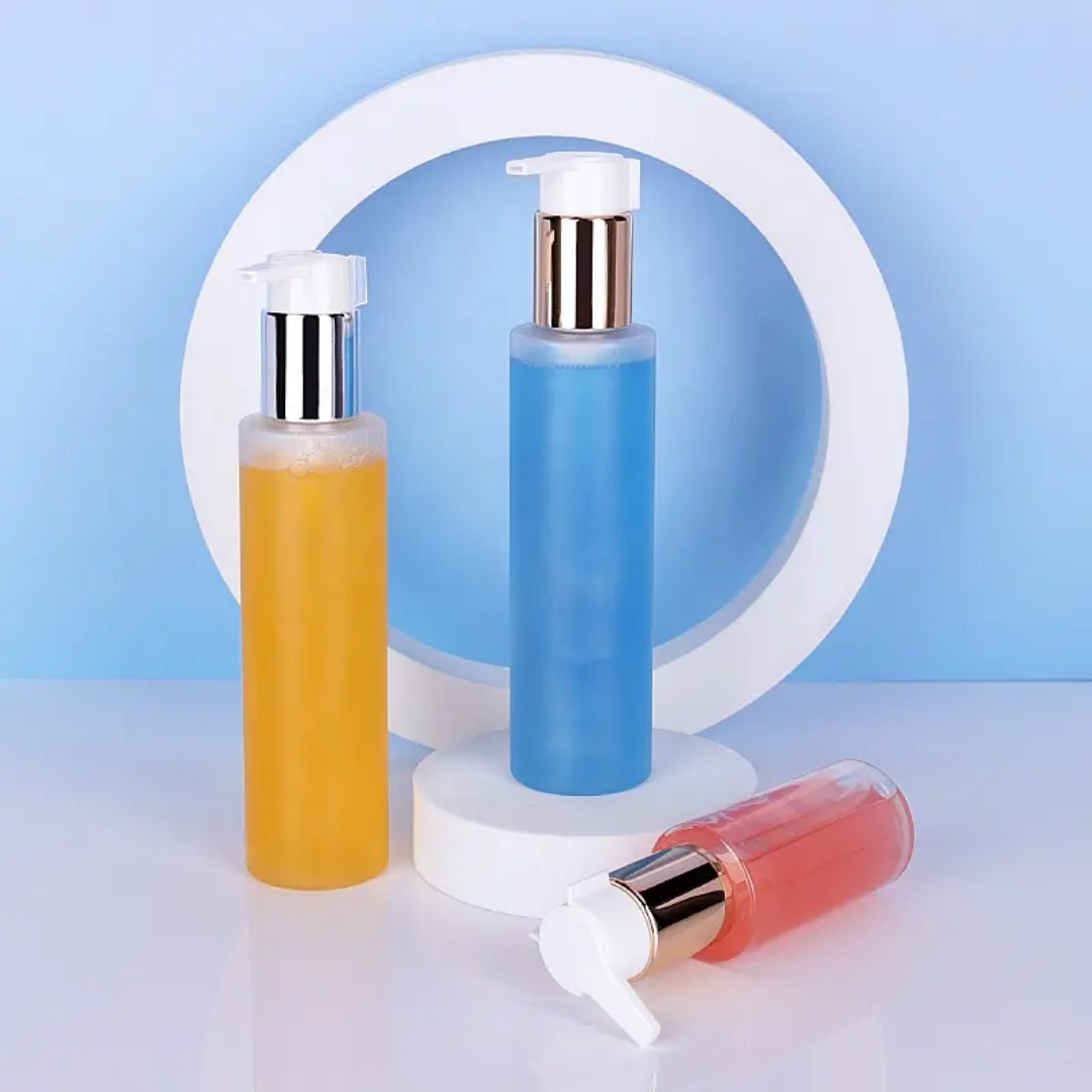 FROSTED NEW BOTTLE M4 PUMP GOLD 200Ml