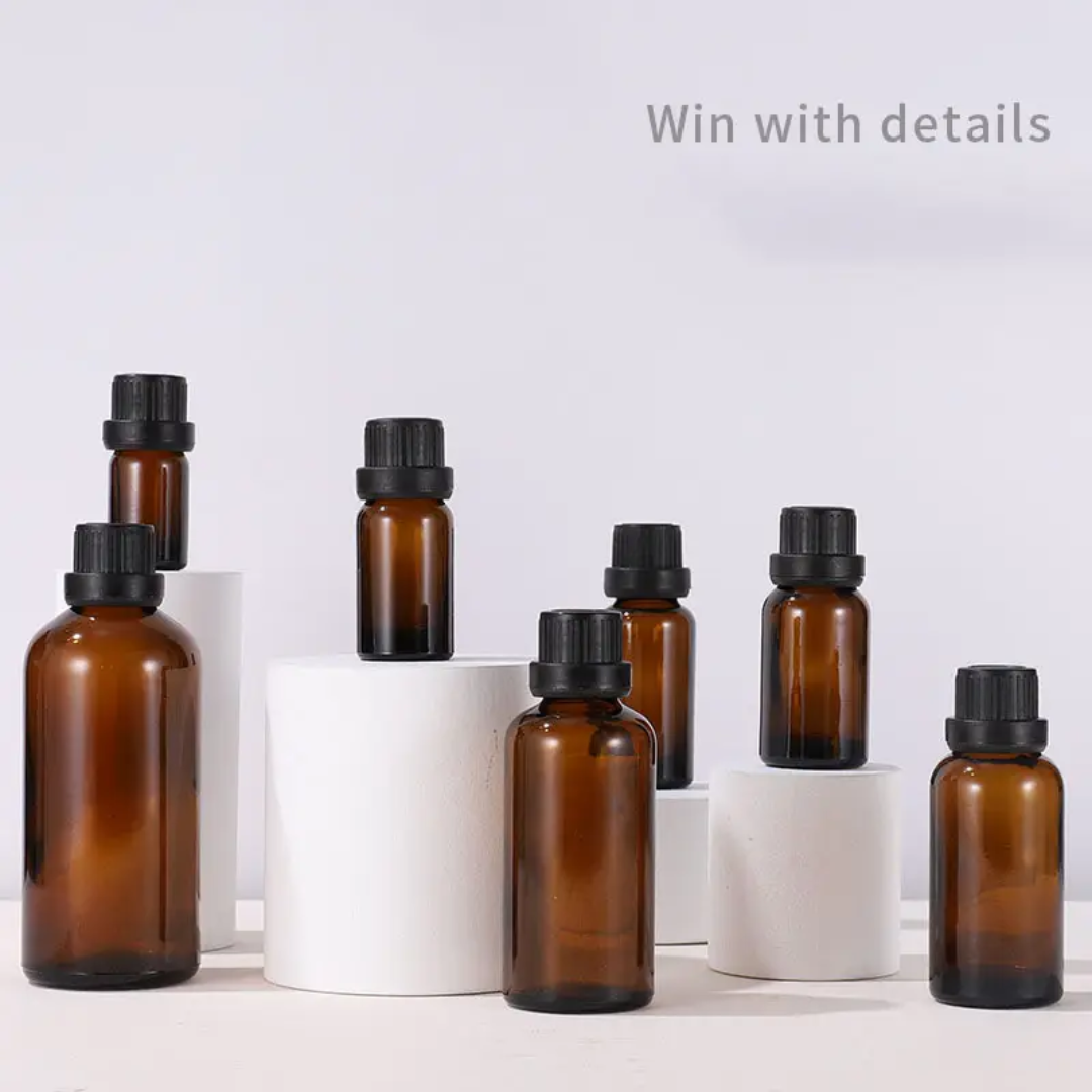 Essential oil  Bottle amber colour all size CHINA