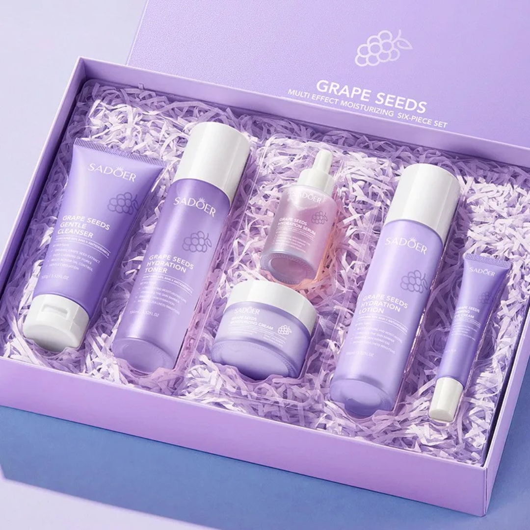 Skin care set empty bottle customise