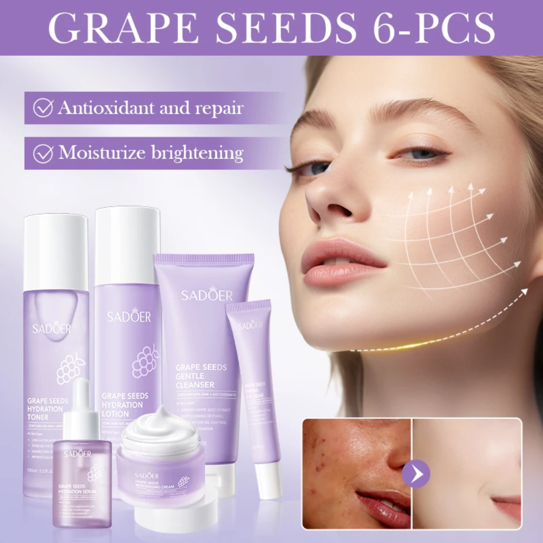 Skin care set empty bottle customise