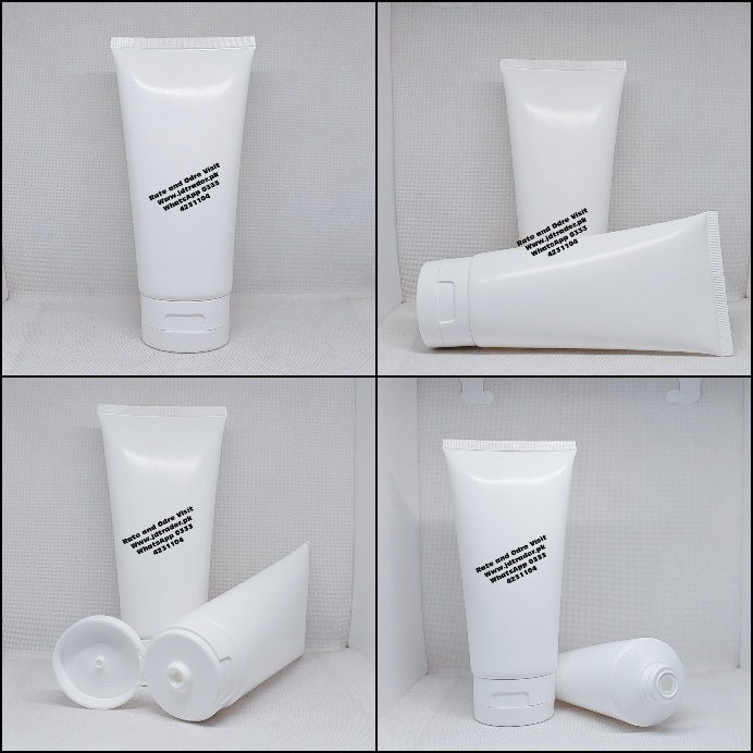 150ML WHITE TUBE WITH FLIP CAP