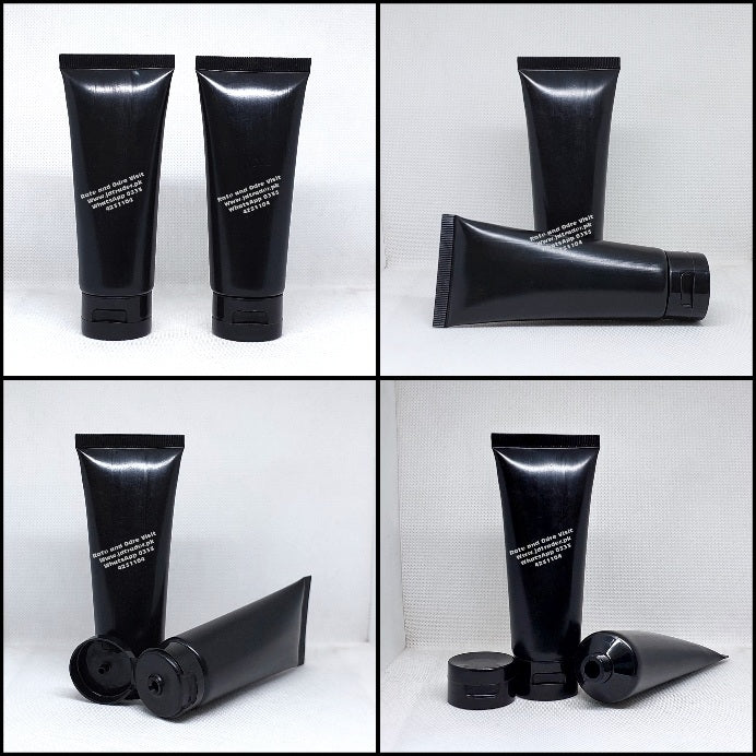 60ML BLACK TUBE WITH FLIP CAP