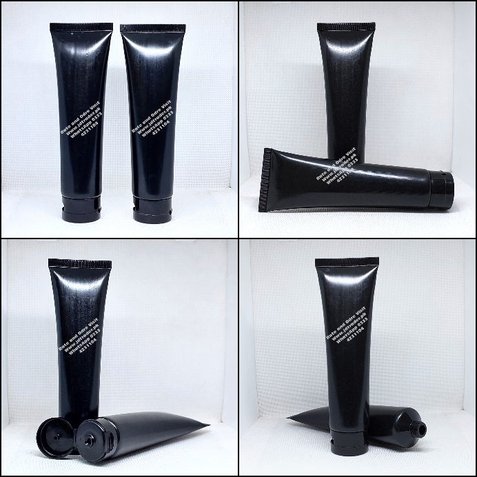 100ML BLACK TUBE WITH FLIP CAP