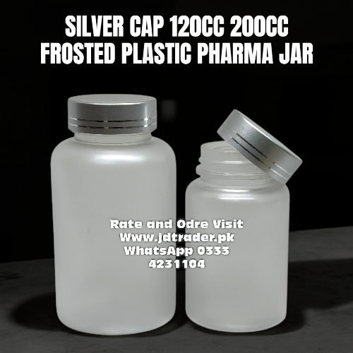 120 cc 200 cc FROSTED JAR PET PLASTIC CHINA