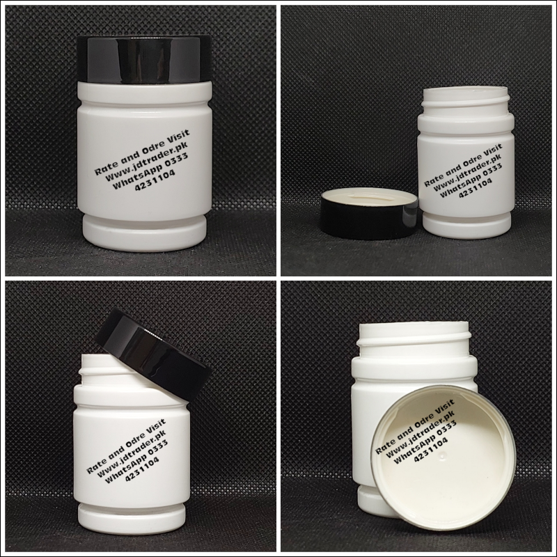 BLACK UV CAP HTC 03 PHARMA JAR PLASTIC
