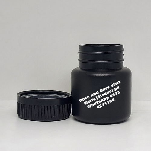CHILD LOCK CAP 60CC PHARMA CAPSULE JAR PLASTIC HTC09