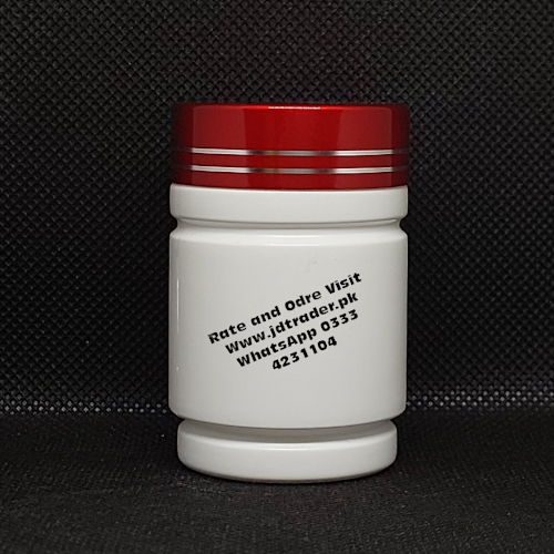 RED ABS CAP HTC 03 PHARMA JAR PLASTIC