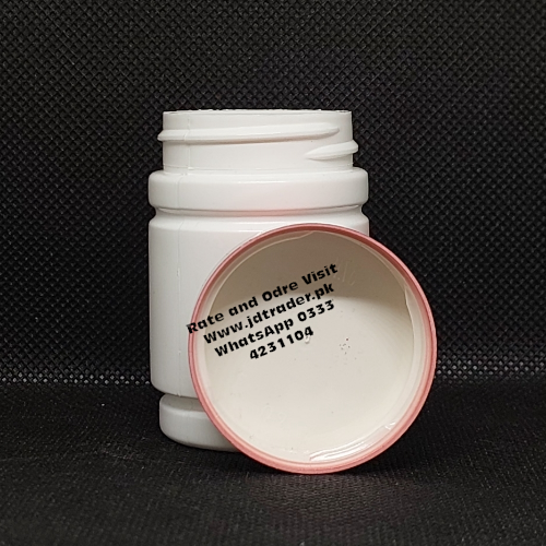 RED ABS CAP HTC 03 PHARMA JAR PLASTIC