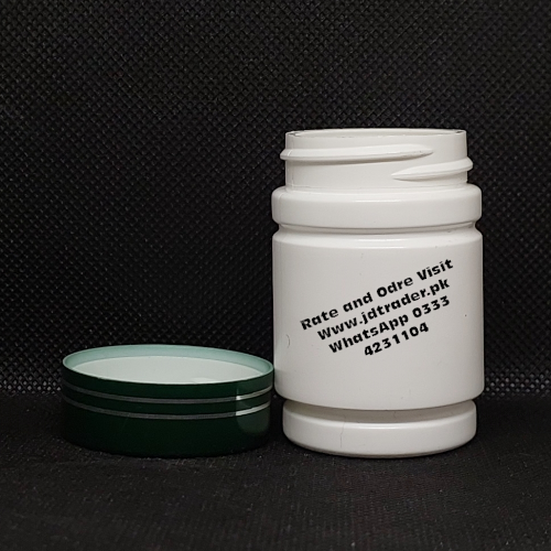 GREEN ABS CAP HTC 03 PHARMA JAR PLASTIC