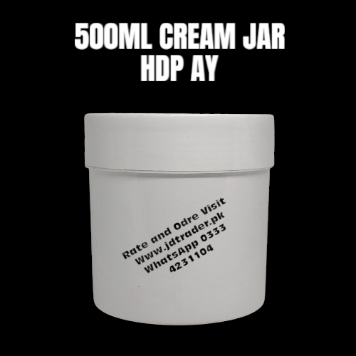 500ML CREAM JAR HDP AY