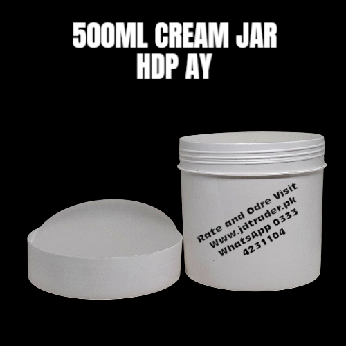 500ML CREAM JAR HDP AY