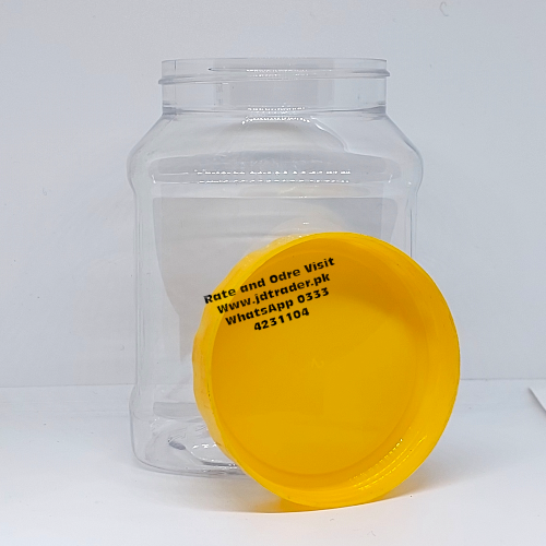 500GM PET JAR YELLOW CAP PLASTIC