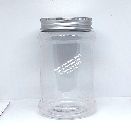 1000ML ALUMINIUM CAP PET JAR