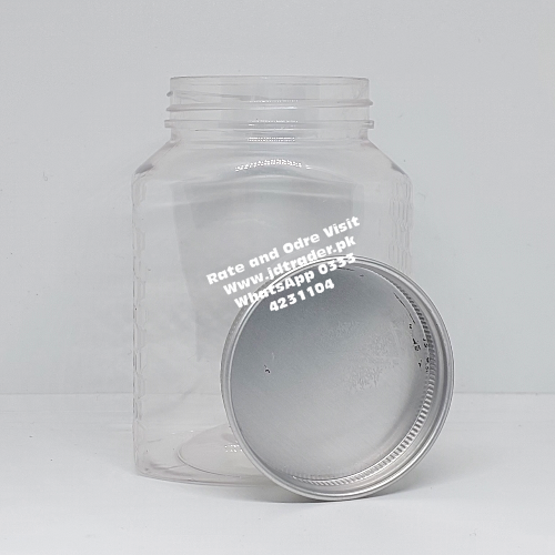 500ML ALUMINIUM CAP PET JAR