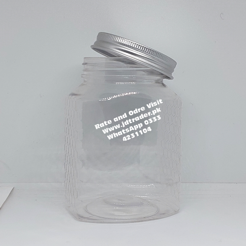 500ML ALUMINIUM CAP PET JAR