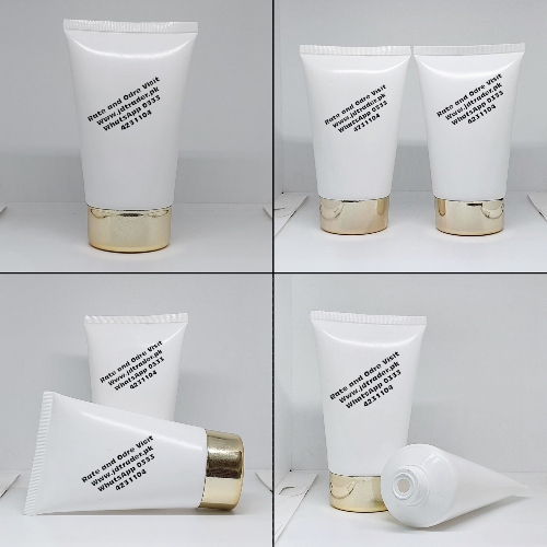 120GM WHITE TUBE WITH GOLDEN CAP