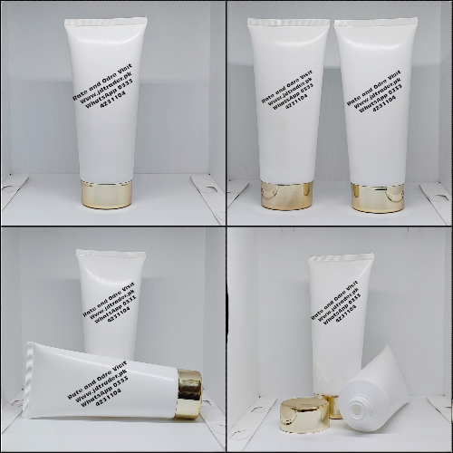 200GM WHITE TUBE WITH GOLDEN CAP