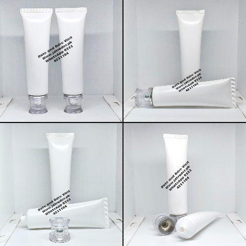 100ML WHITE TUBE WITH FANCY CAP