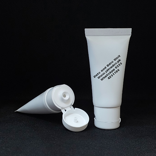 15GM TUBE MILKY WITH WHITE FLIP CAP
