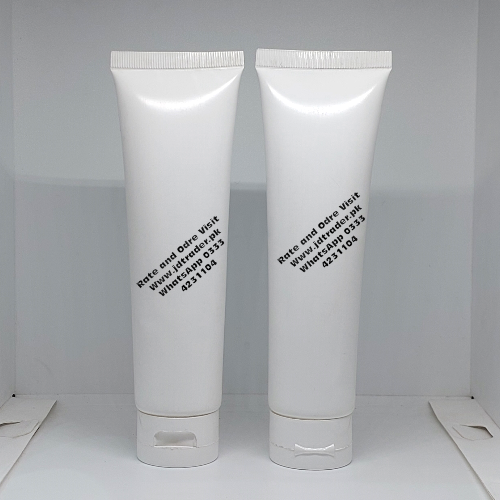 100GM TUBE MILKY WITH WHITE FLIP CAP