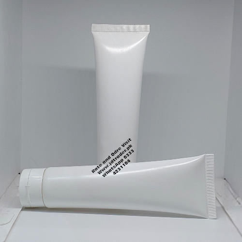100GM TUBE MILKY WITH WHITE FLIP CAP