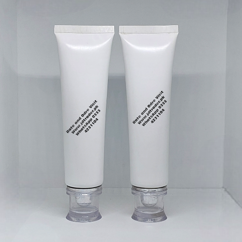 100ML WHITE TUBE WITH FANCY CAP