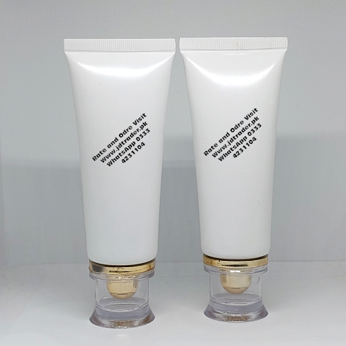 60ML WHITE TUBE WITH GOLDEN FANCY CAP