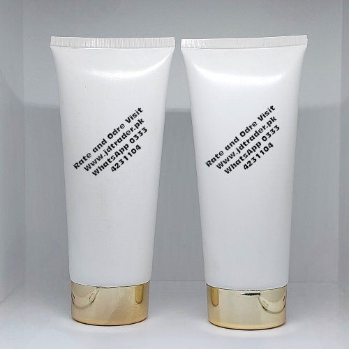 200GM WHITE TUBE WITH GOLDEN CAP