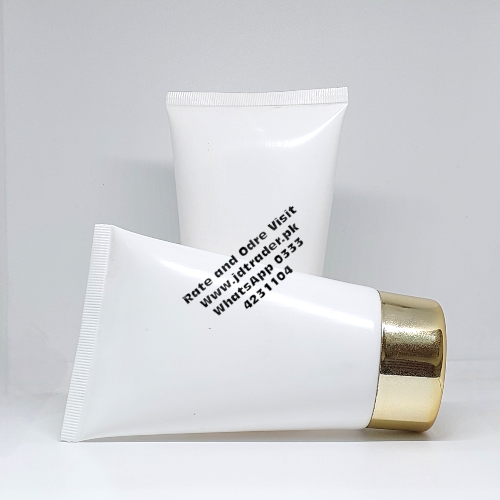120GM WHITE TUBE WITH GOLDEN CAP