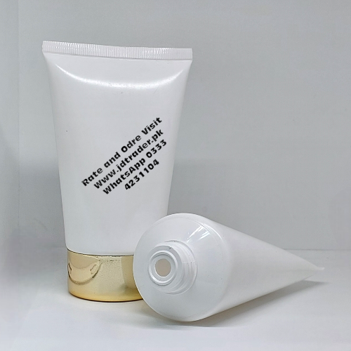 120GM WHITE TUBE WITH GOLDEN CAP
