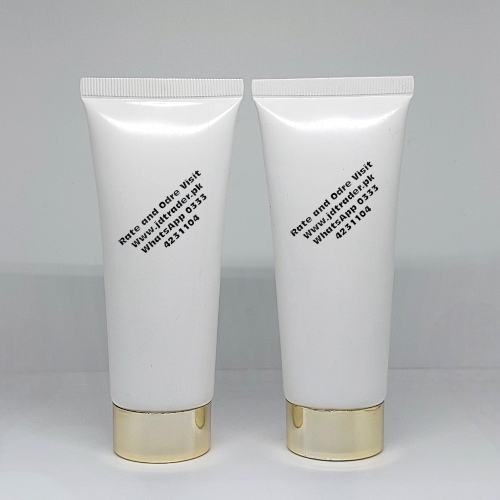 60ML WHITE TUBE WITH GOLDEN CAP