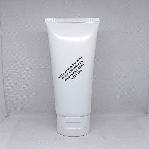 150ML WHITE TUBE WITH FLIP CAP