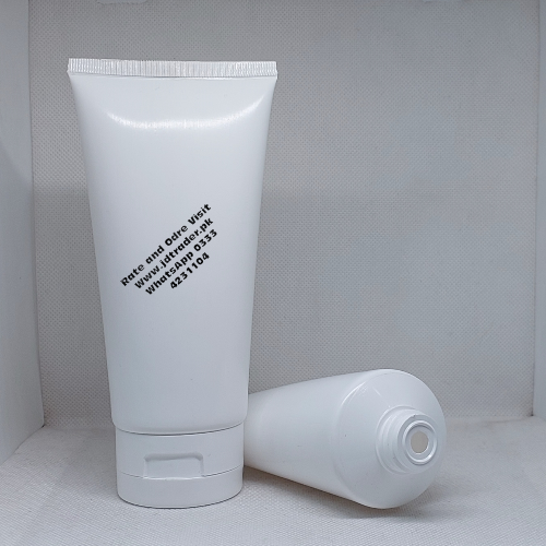 150ML WHITE TUBE WITH FLIP CAP