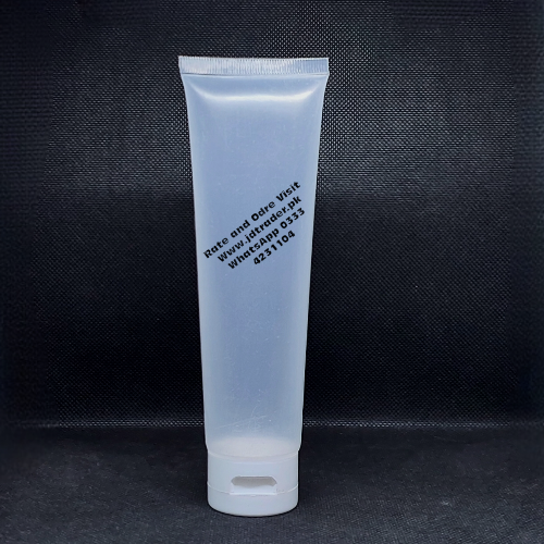 100ML NATURAL TUBE WITH WHITE FLIP CAP