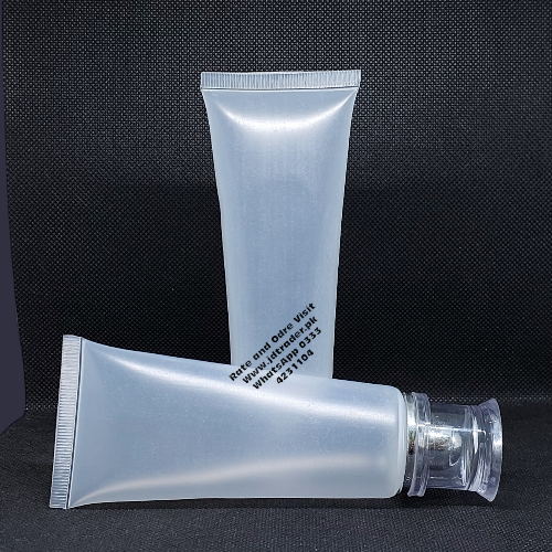 60ML NATURAL TUBE WITH SILVER FANCY CAP