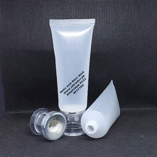 60ML NATURAL TUBE WITH SILVER FANCY CAP