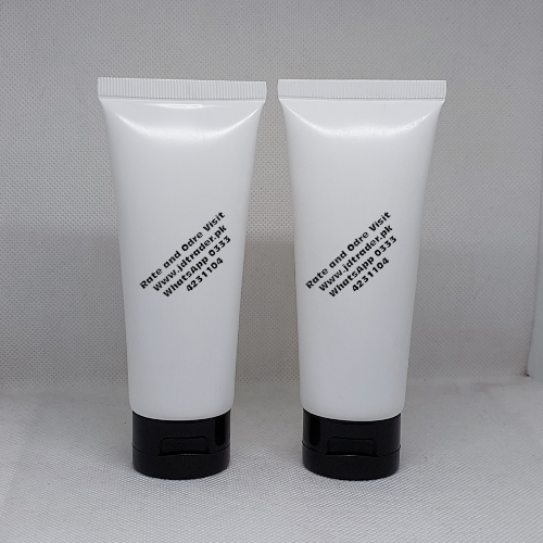 60ML WHITE TUBE WITH BLACK FLIP CAP