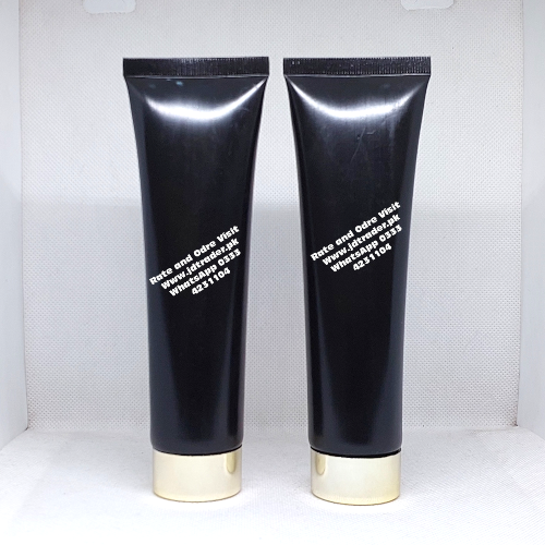 100ML BLACK TUBE WITH GOLDEN CAP