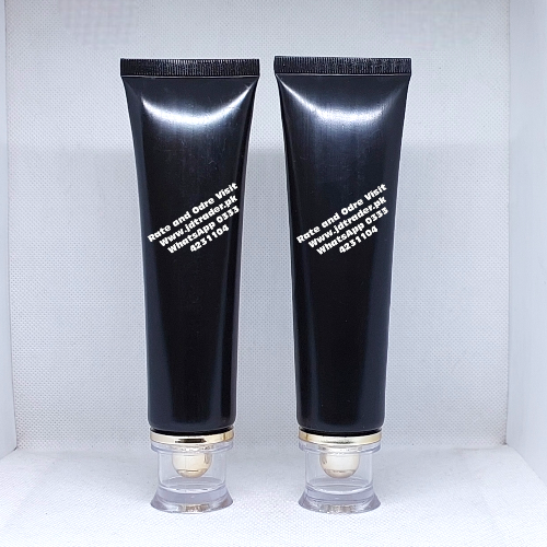 100ML BLACK TUBE WITH GOLDEN FANCY CAP