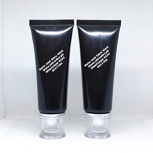 60ML BLACK TUBE WITH SILVER FANCY CAP