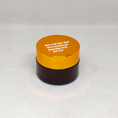 20GM GOLDEN CAP CRYSTAL JD AMBER JAR