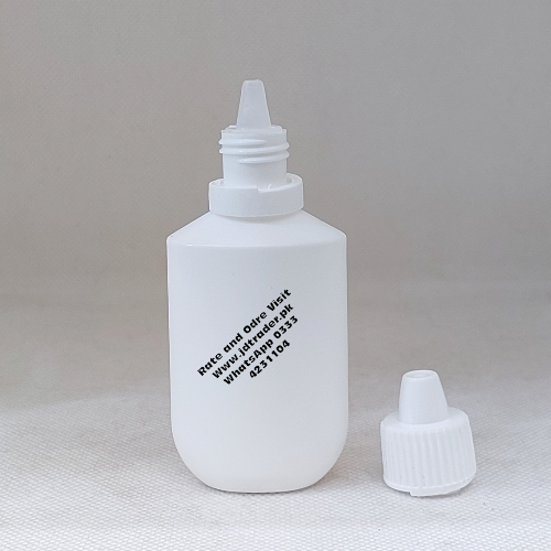 40ML MILKY OVAL DROPPER