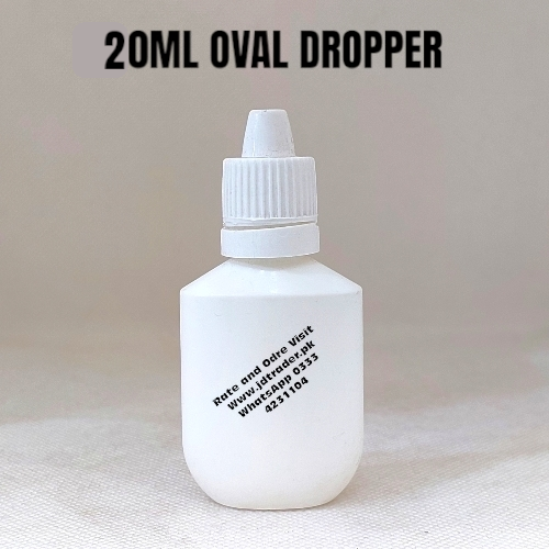 20ML MILKY OVAL DROPPER