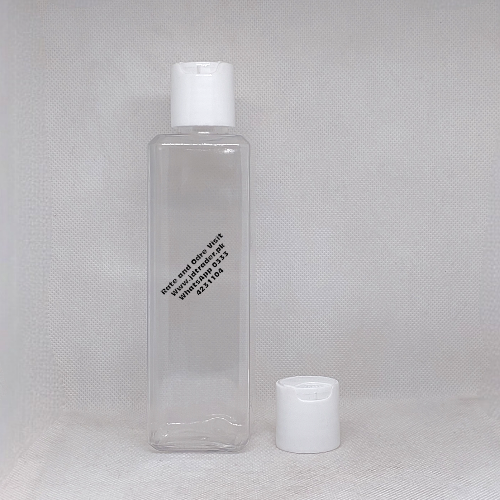 200ML NATURAL OIL SHAMPOO LOTION BOTTLE PLASTIC WITH WHITE PRESS CAP