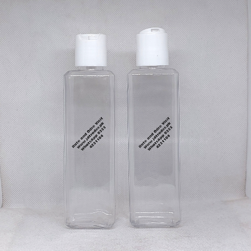 200ML NATURAL OIL SHAMPOO LOTION BOTTLE PLASTIC WITH WHITE PRESS CAP