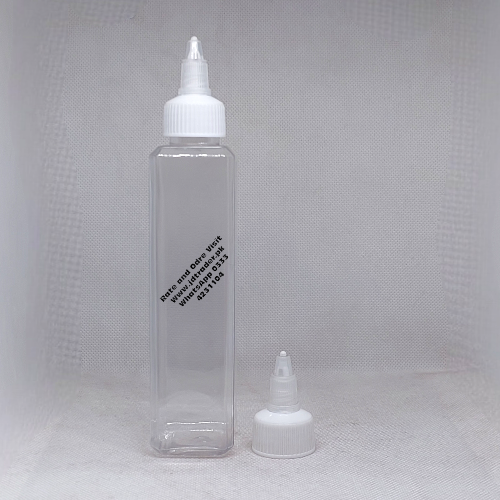 200ML NATURAL OIL SHAMPOO LOTION BOTTLE PLASTIC WITH WHITE NOZZLE CAP