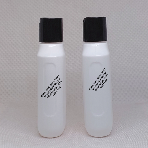 120ML PP RANDOM MILKY BOTTLE WITH BLACK PRESS CAP